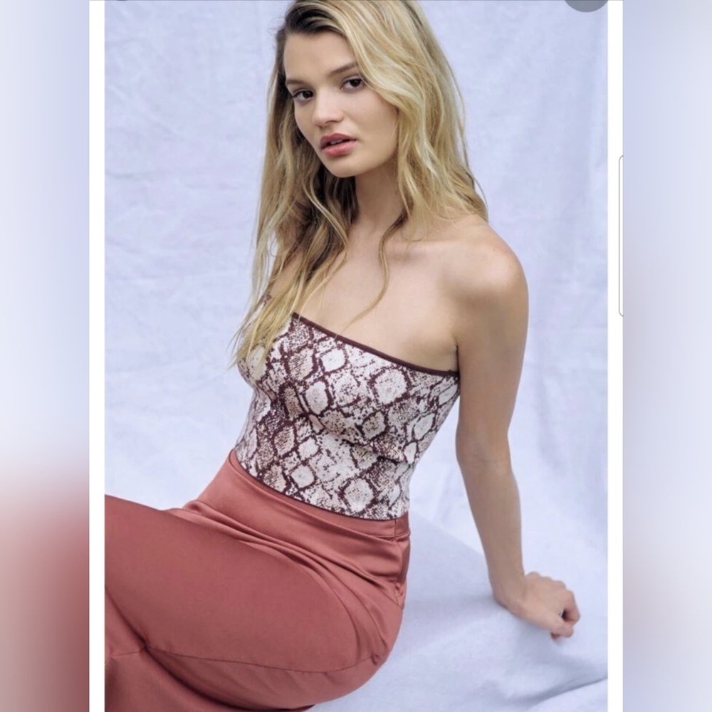 Kendall & Kylie Snake Tube Top